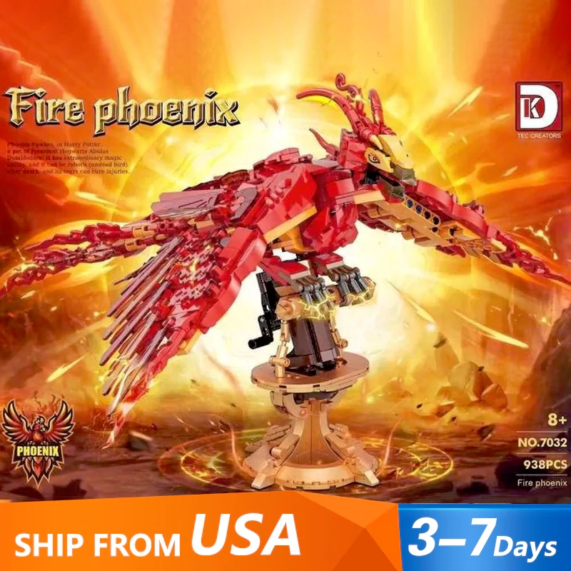 [Pre-sale] DK 7032 Fire Phoenix Creator Expert US Warehouse Express