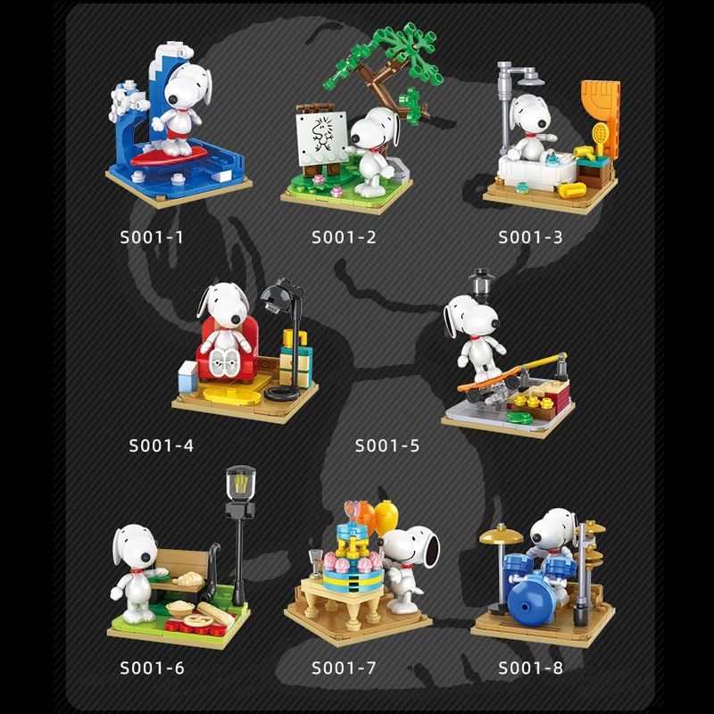 With Original Box] CACO S001 Peanuts Snoopy Mystery Box Movie
