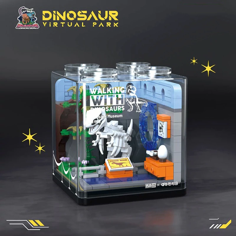 [With Original Box] ZHEGAO China Dinosaur Park Creator Expert