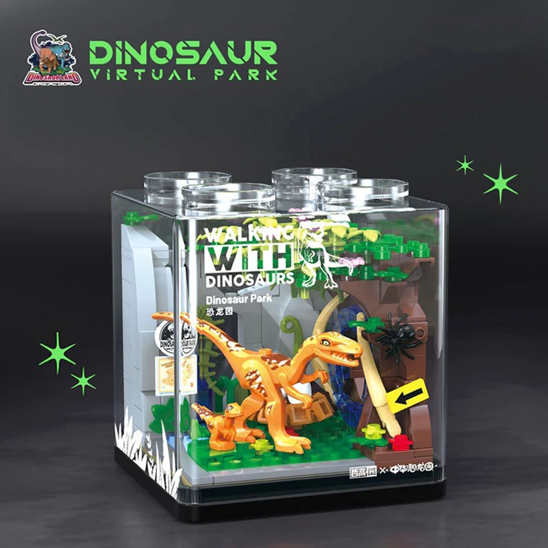 [With Original Box] ZHEGAO China Dinosaur Park Creator Expert