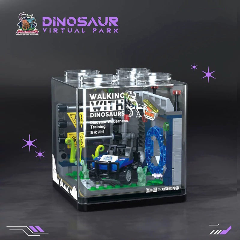 [With Original Box] ZHEGAO China Dinosaur Park Creator Expert