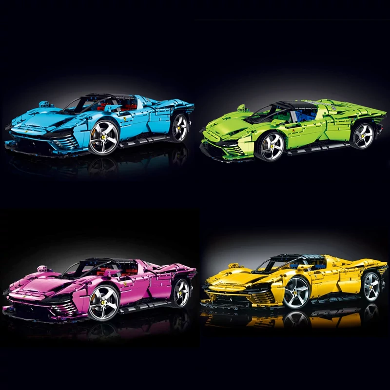 Custom Version Ferrari Daytona SP3 1:8 (42143) Technic