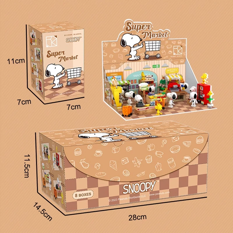 [With Original Box] CACO S016 Peanuts Snoopy 8 Styles Movie