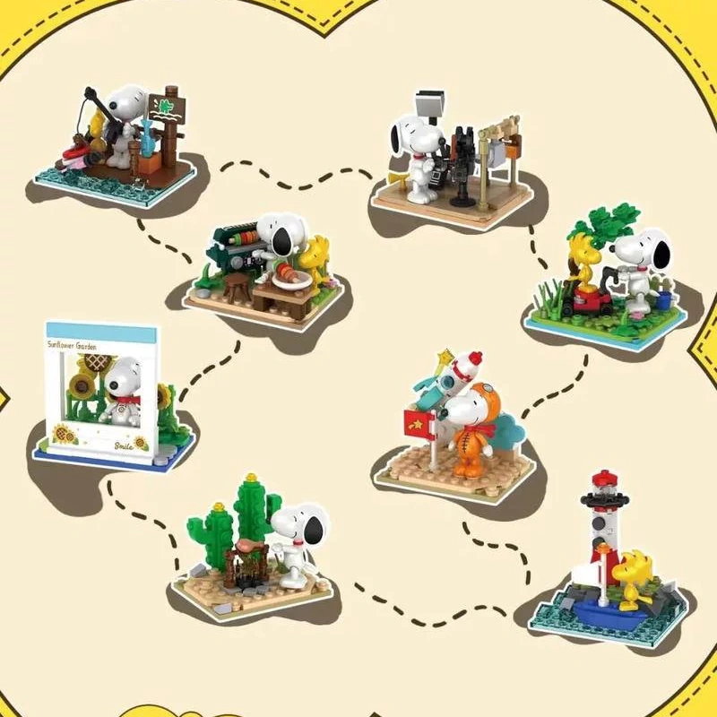 [With Original Box] CACO Peanuts Snoopy 8 Styles Movie