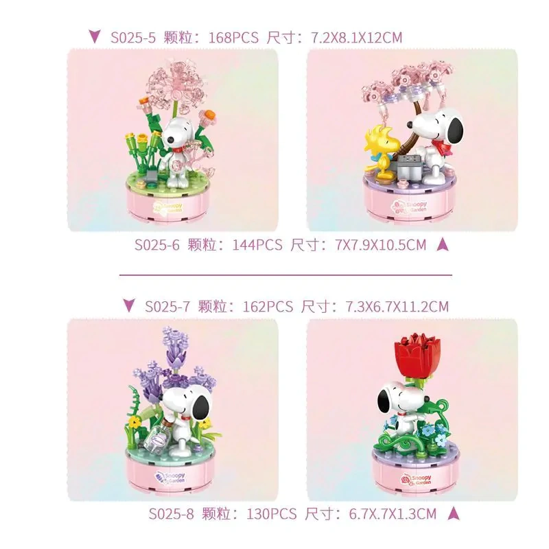[With Original Box] CACO S025 Snoopy Potted Plant Movie