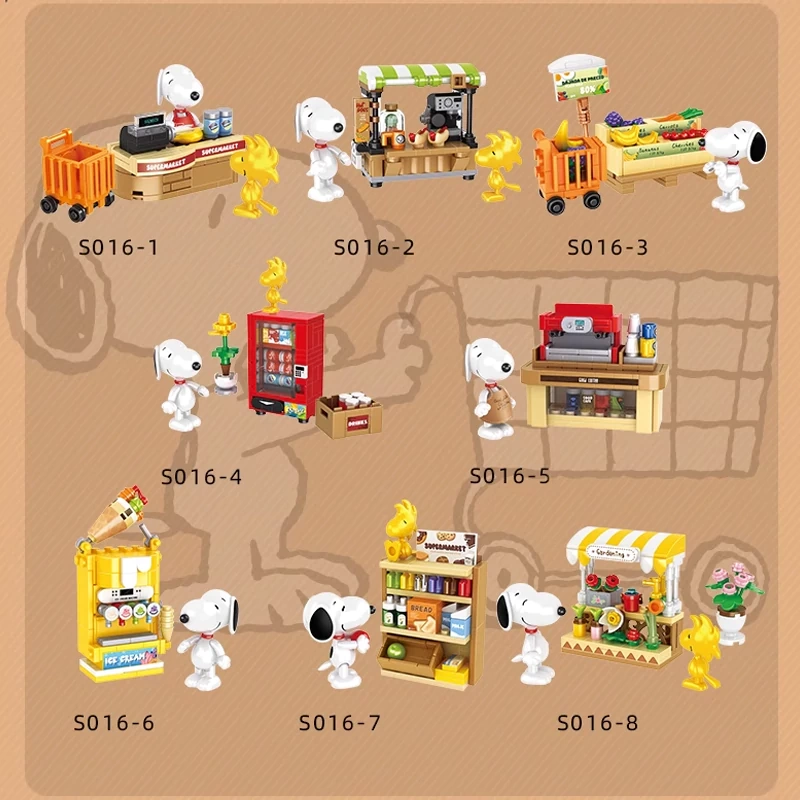 [With Original Box] CACO S016 Peanuts Snoopy 8 Styles Movie