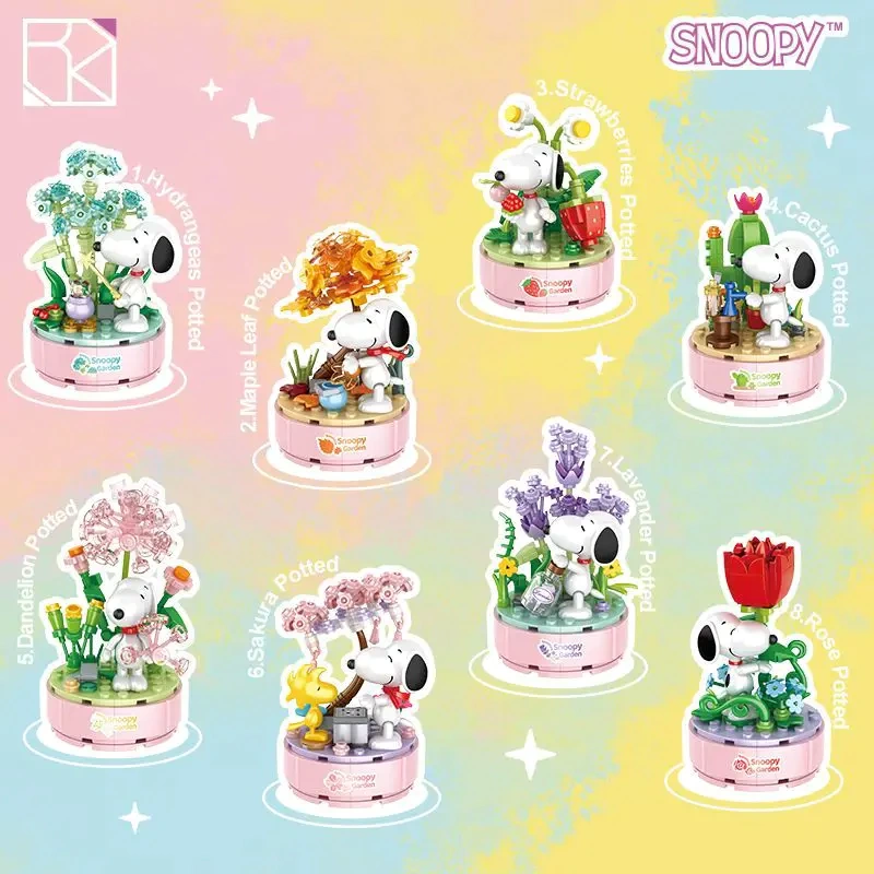 [With Original Box] CACO S025 Snoopy Potted Plant Movie