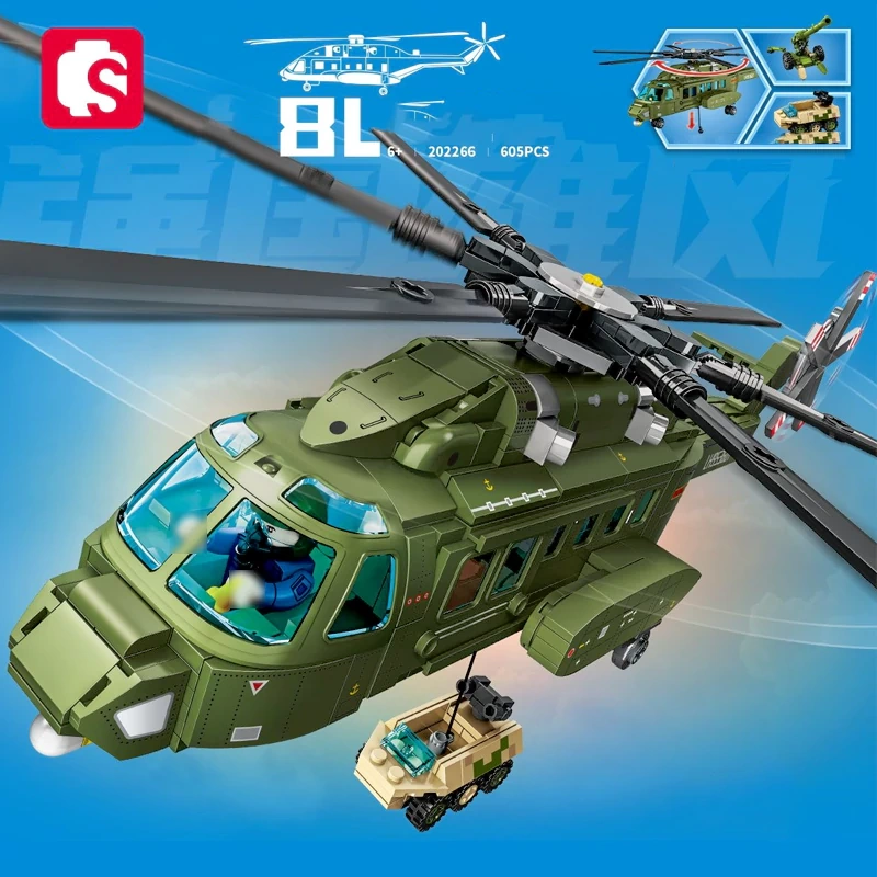 SEMBO 202266 Changhe Z-8 Multi Purpose Helicopter Military