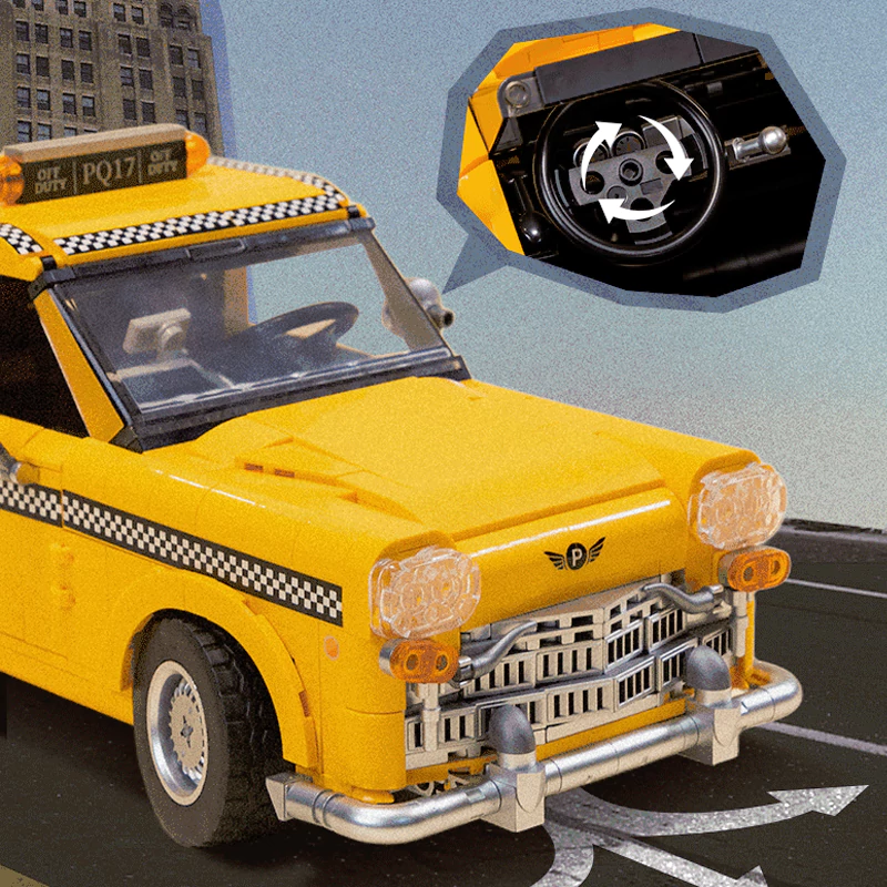 Pantasy 85017 New York Checker Taxi Cab Technic