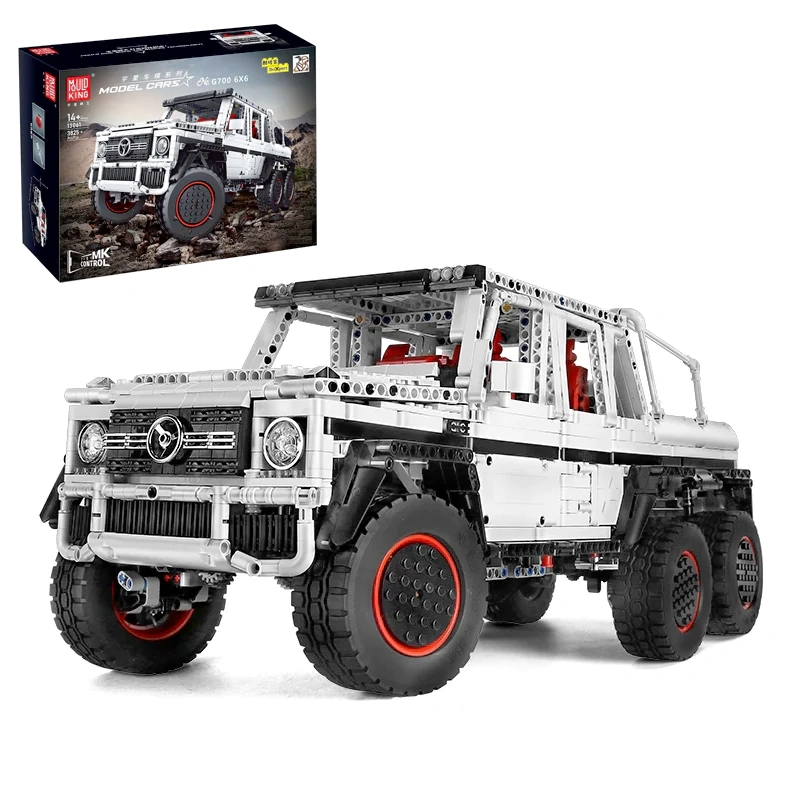 [With Motor] MouldKing 13061S Mercedes-Benz G63 6x6 1:10 Technic