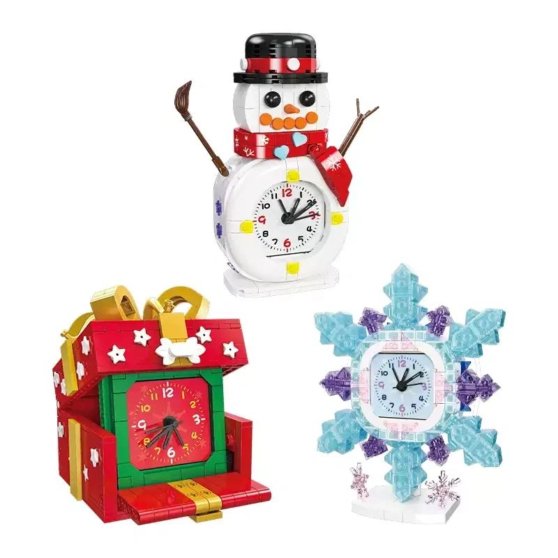 JIESTAR Christmas Gift Snowman Clock Christmas