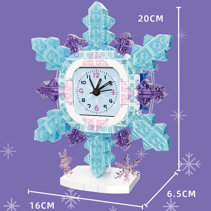 JIESTAR Christmas Gift Snowman Clock Christmas