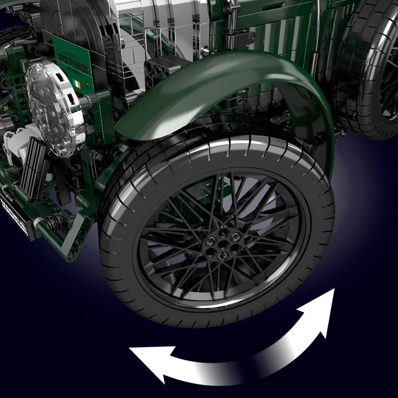 [With Motor] MouldKing 13191 Bentley Blower Technic