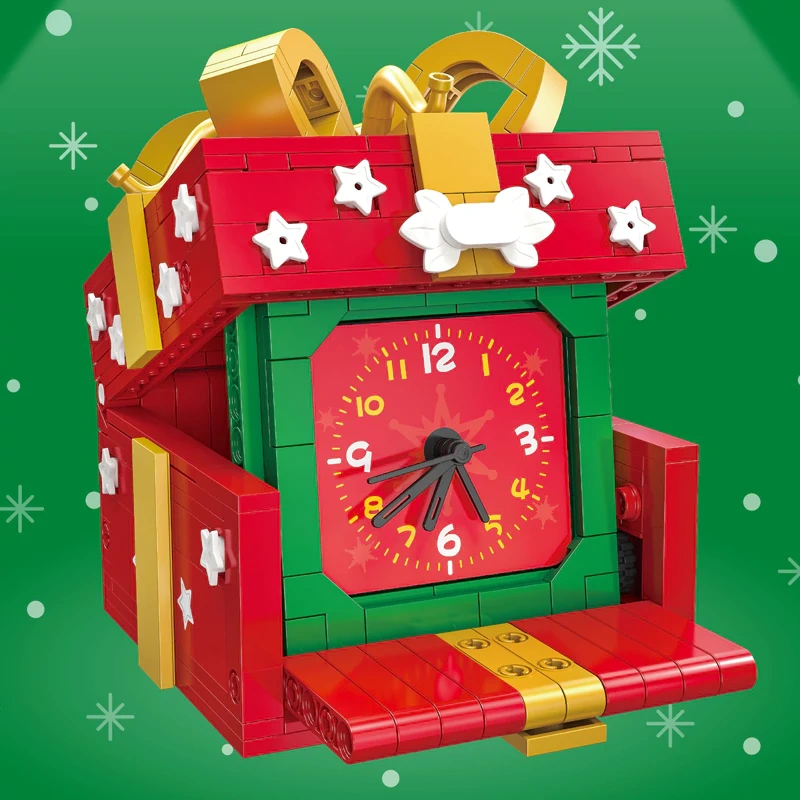 JIESTAR Christmas Gift Snowman Clock Christmas