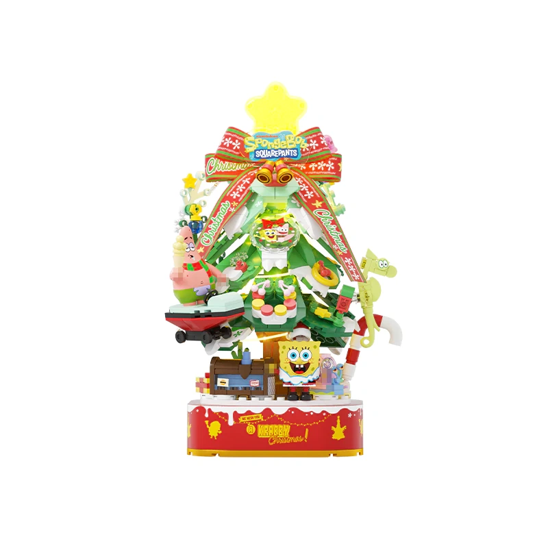 [Pre-sale] AREA-X AB0065 SpongeBob SquarePants Happy Christmas Star Christmas Tree Movie