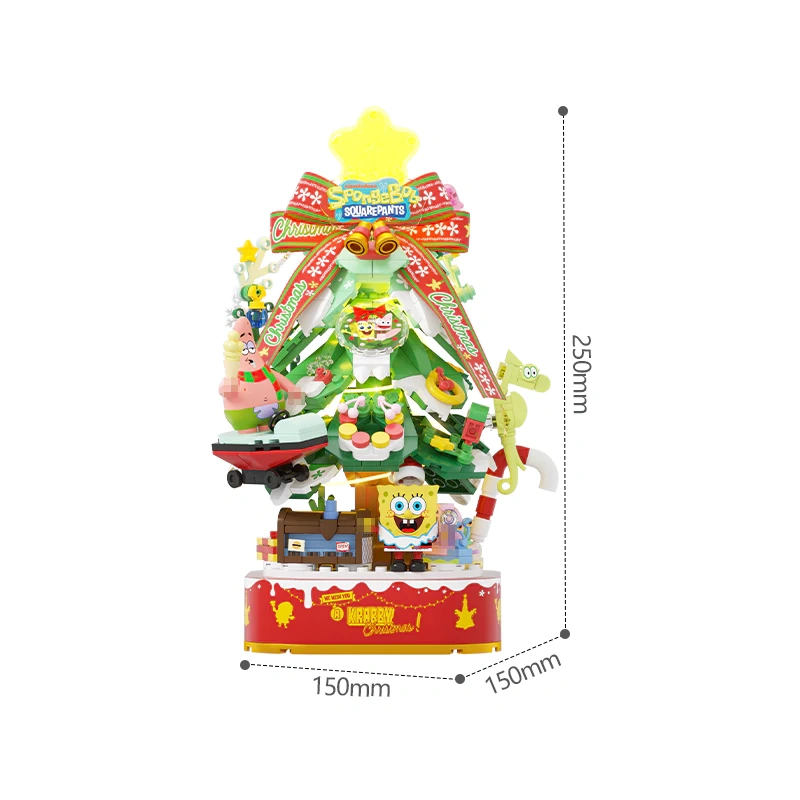 [Pre-sale] AREA-X AB0065 SpongeBob SquarePants Happy Christmas Star Christmas Tree Movie