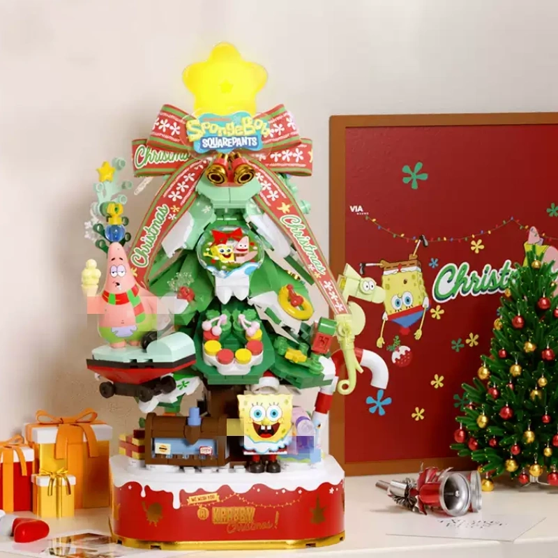 [Pre-sale] AREA-X AB0065 SpongeBob SquarePants Happy Christmas Star Christmas Tree Movie