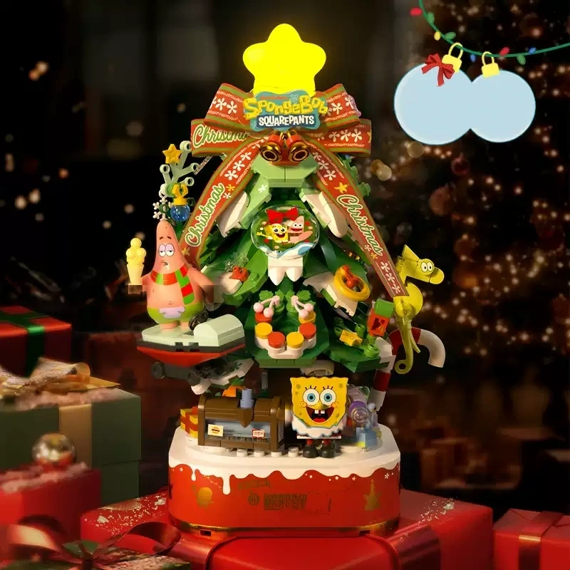 [Pre-sale] AREA-X AB0065 SpongeBob SquarePants Happy Christmas Star Christmas Tree Movie