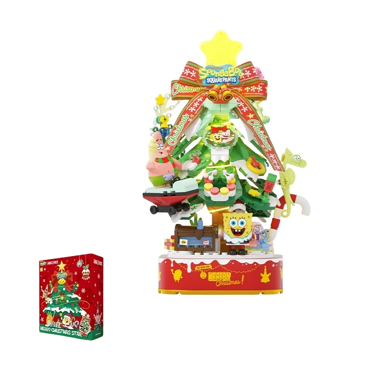 [Pre-sale] AREA-X AB0065 SpongeBob SquarePants Happy Christmas Star Christmas Tree Movie