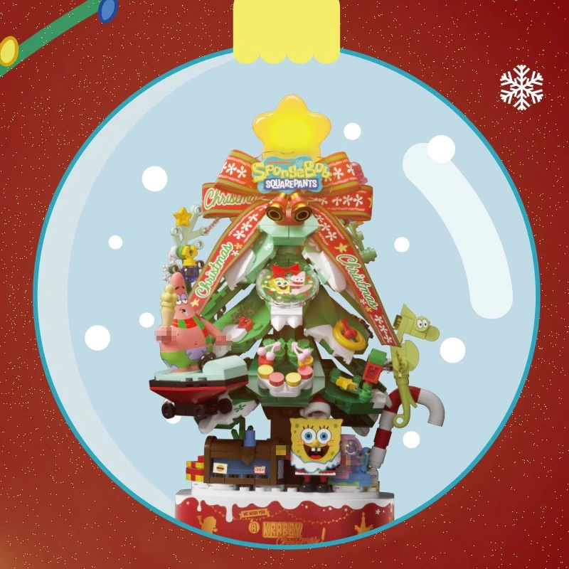 [Pre-sale] AREA-X AB0065 SpongeBob SquarePants Happy Christmas Star Christmas Tree Movie
