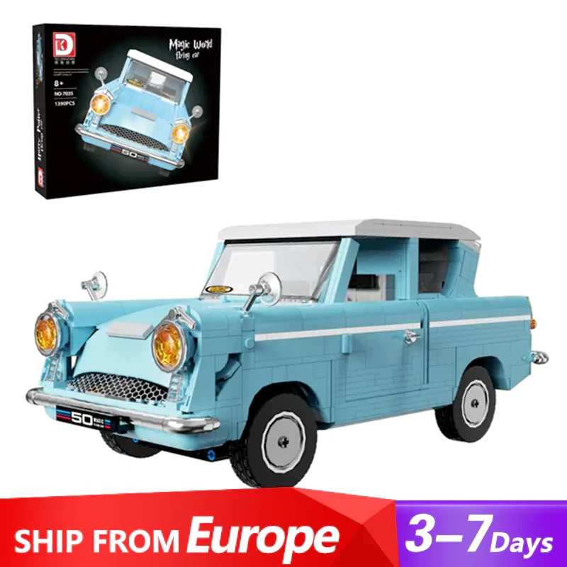 [Pre-sale] [Boxed] DK 7035 Magical World Flying Car Technic Europe Warehouse Express