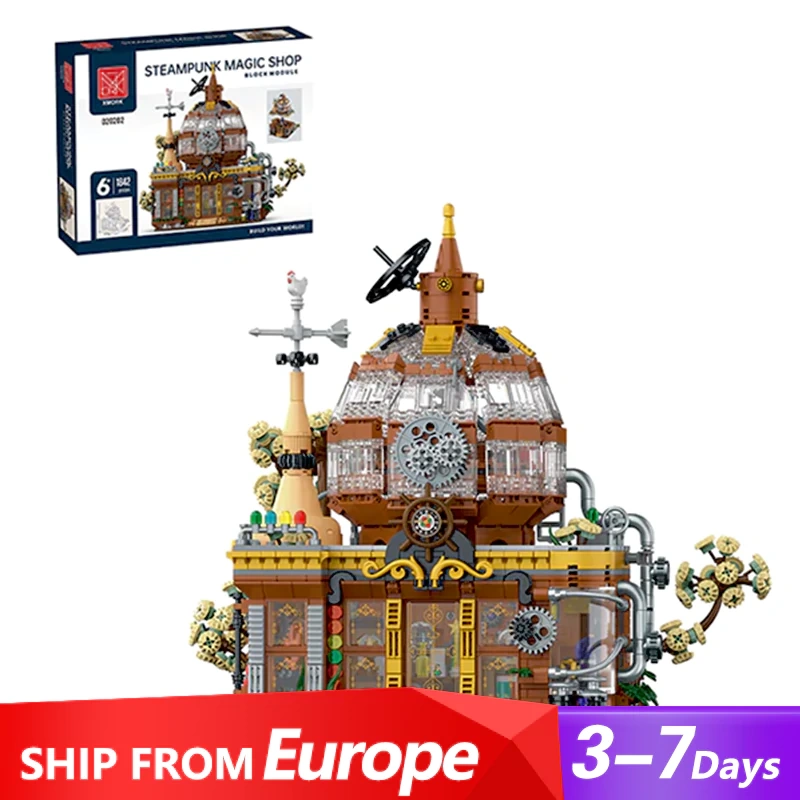 [Pre-sale] [Boxed] XMORK 020202 Steampunk Magic Shop Modular Buildings Europe Warehouse Express