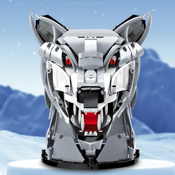 [Pre-sale] [Boxed] DK 5014 Wolf Head Ornaments Hangable wall Creator Expert Europe Warehouse Express