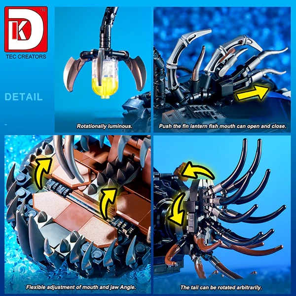 [Pre-sale] DK 7042 Mechanics lantern Fish Creator Expert