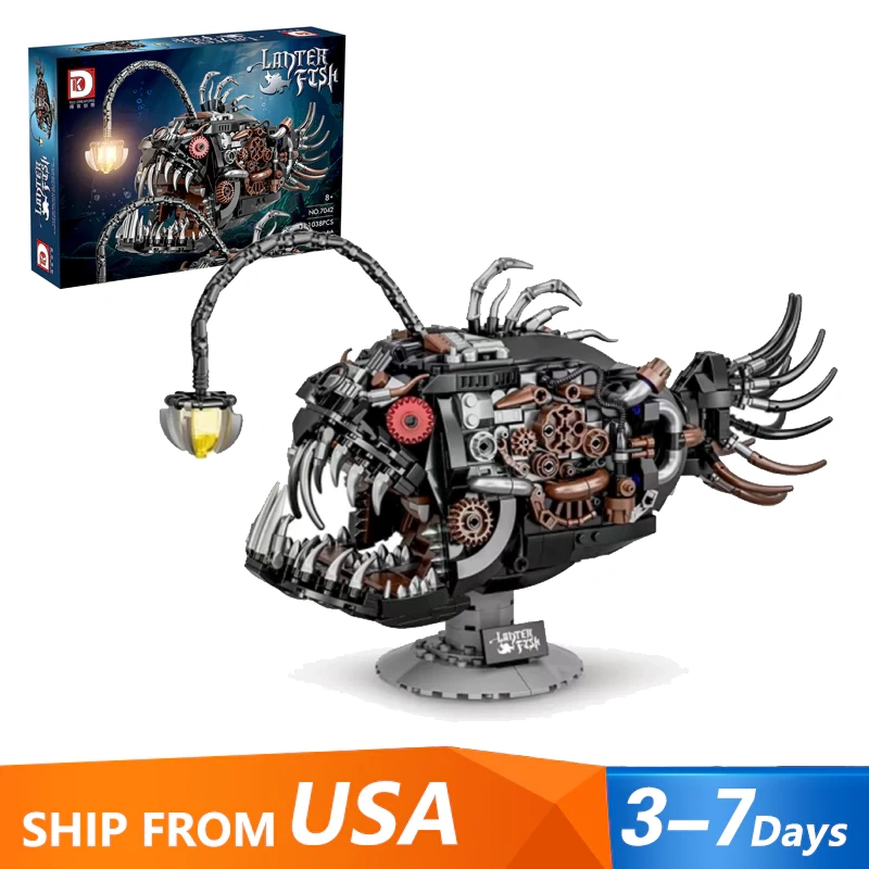 [Pre-sale] [Boxed] DK 7042 Mechanics lantern Fish Creator Expert