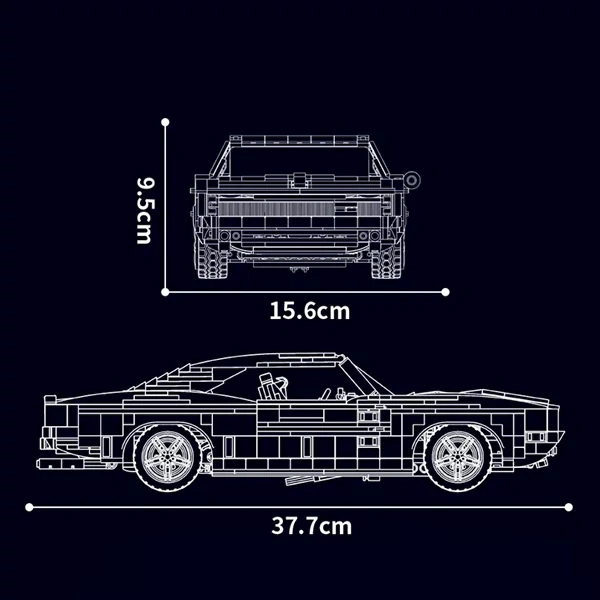 MouldKing 10112 Charger Technic