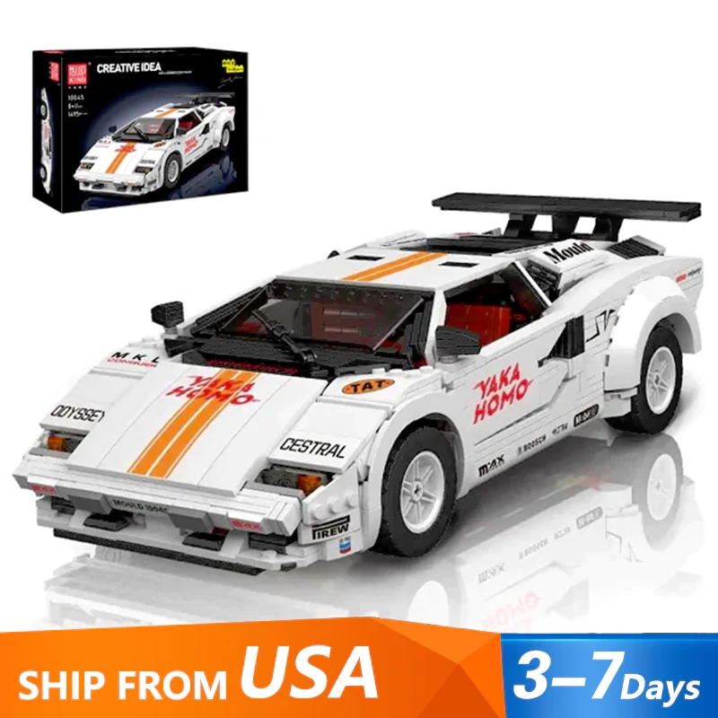 [Pre-sale] [With Original Box] MouldKing 10045S Lamborghini Countach Technic US Warehouse Express