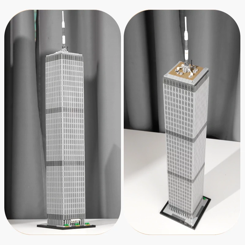 Studio MOC 127129 World Trade Center 1:800 Scale US Warehouse Express