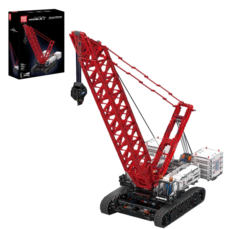 [With Motor] MouldKing 17046 WACKER 16000 CRAWLER CRANE Technic