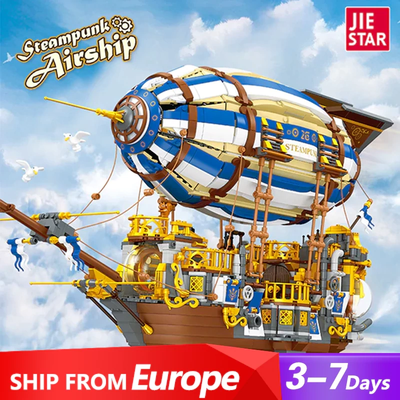 Jiestar JJ9126 Steampunk Airship Technic Europe Warehouse Express
