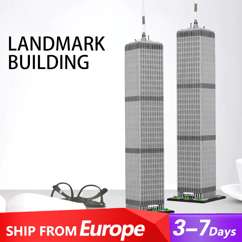 Studio MOC 127129 World Trade Center 1800 Scale Europe Warehouse Express