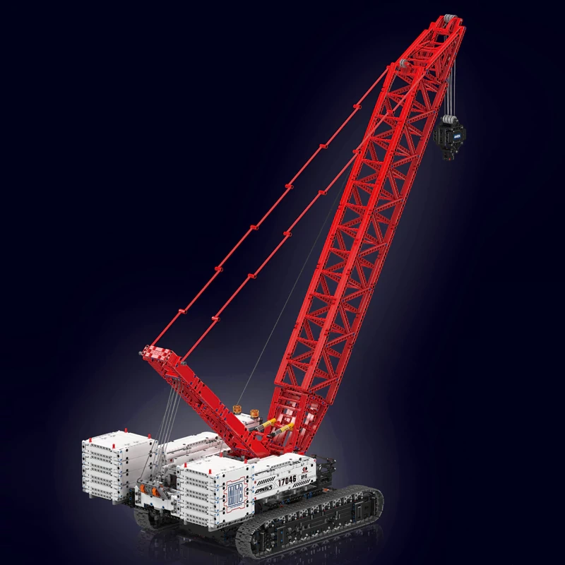 [With Motor] MouldKing 17046 WACKER 16000 CRAWLER CRANE Technic