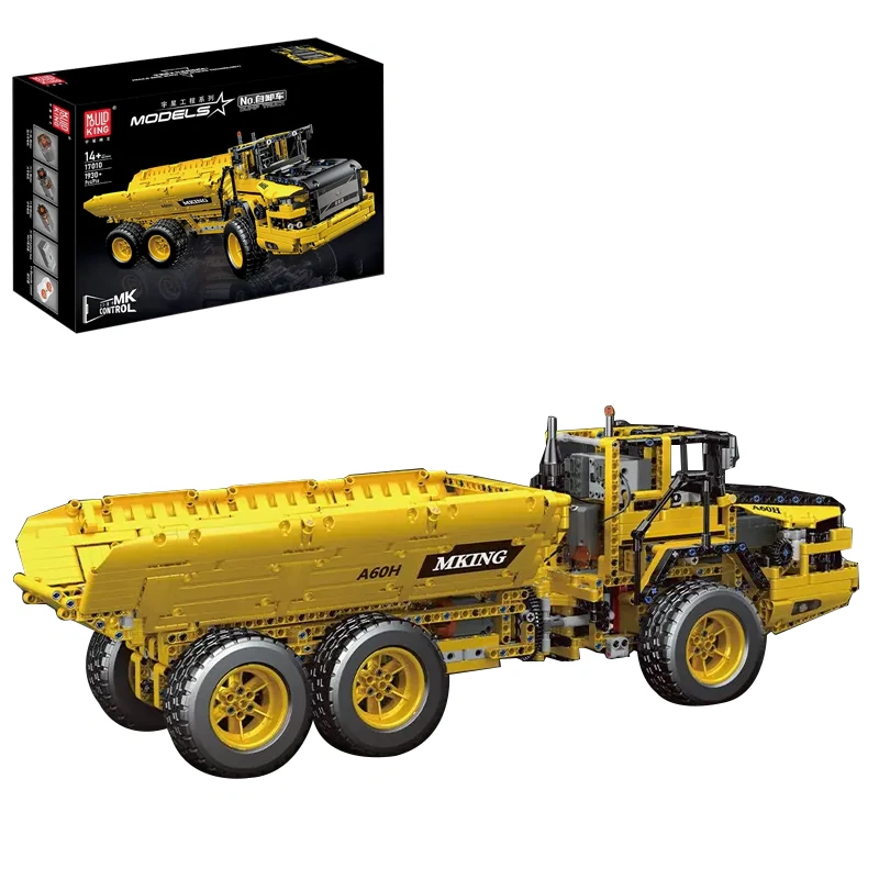 [With Motor] MouldKing 17010S Dump Truck Technic