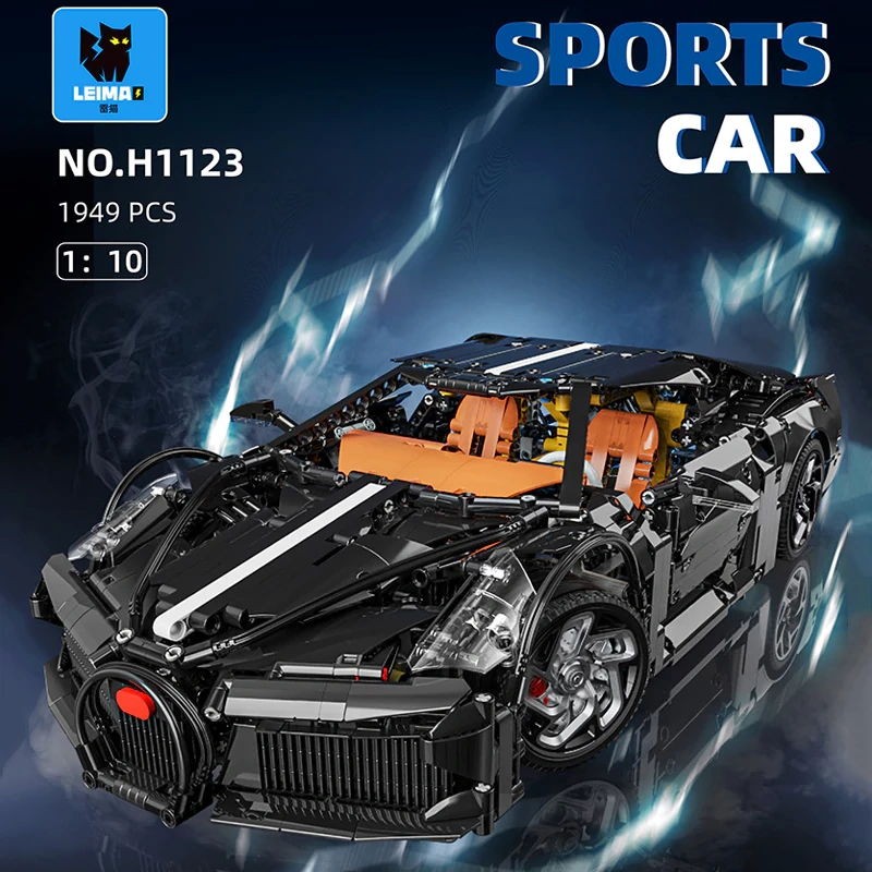 LEIMAO H1123 La Voiture Noire Sports Car 1:10 Technic