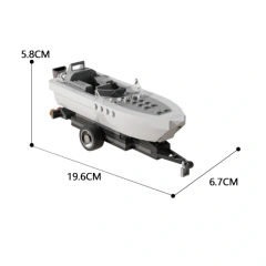 66115 Boat Trailer【162±pcs】