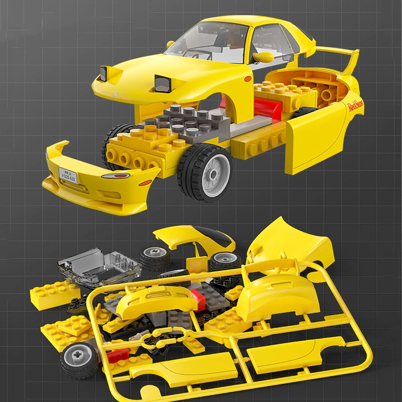 CaDA Initial D Car Building Blocks Movie