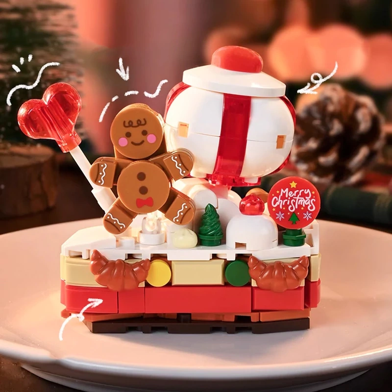 Keeppley Christmas Tree Dessert Box Ornament Christmas