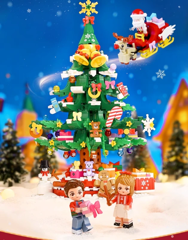 Keeppley Christmas Tree Dessert Box Ornament Christmas
