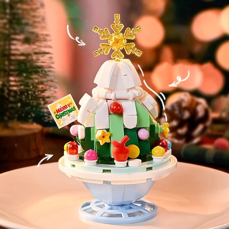 Keeppley Christmas Tree Dessert Box Ornament Christmas