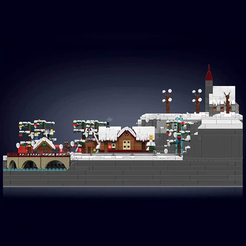 [With Motor] MouldKing 12029 Christmas Train Wondeiland Christmas