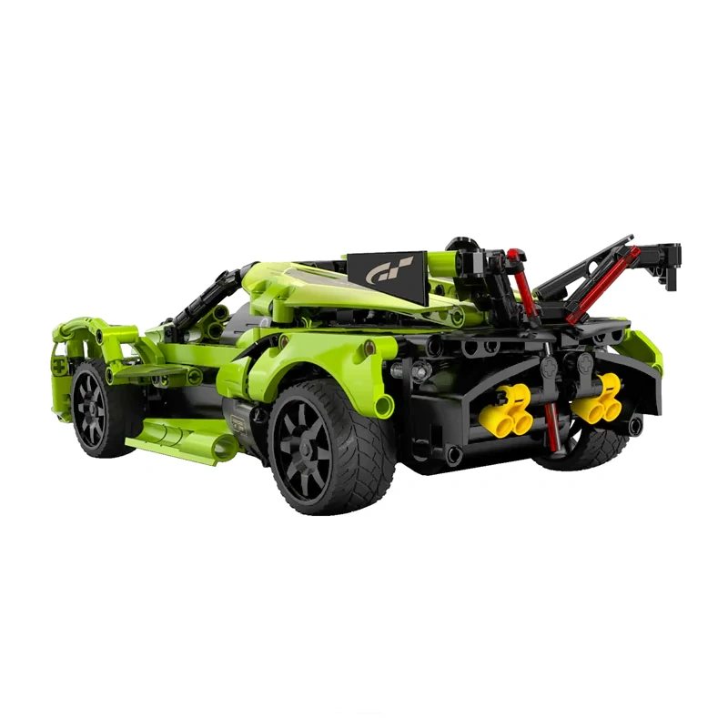CaDA Sports Car 1:14 Building Block Cart Technic