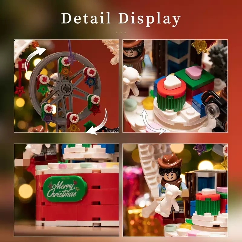 CBOX JD010 Christmas Rotating Ferris Wheel Christmas
