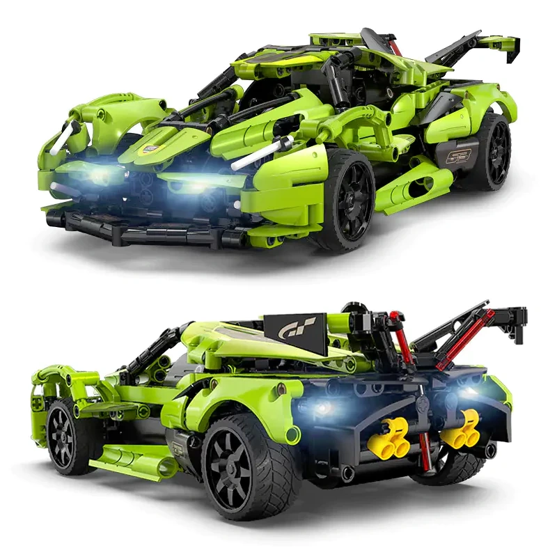 CaDA Sports Car 1:14 Building Block Cart Technic