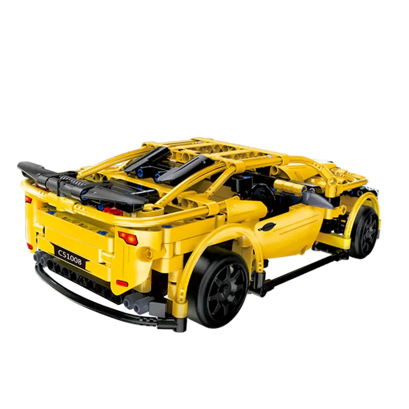 CaDA Sports Car 1:14 Building Block Cart Technic