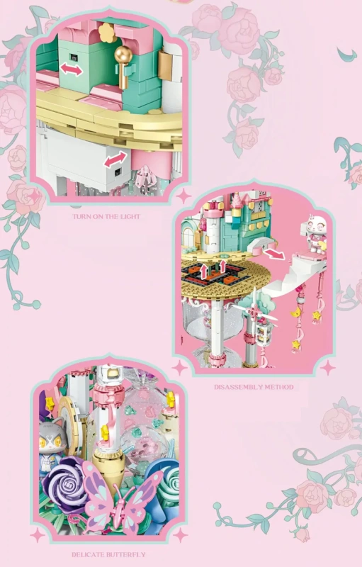 [Pre-sale] SEMBO 611108 Flower Castle Creator Expert