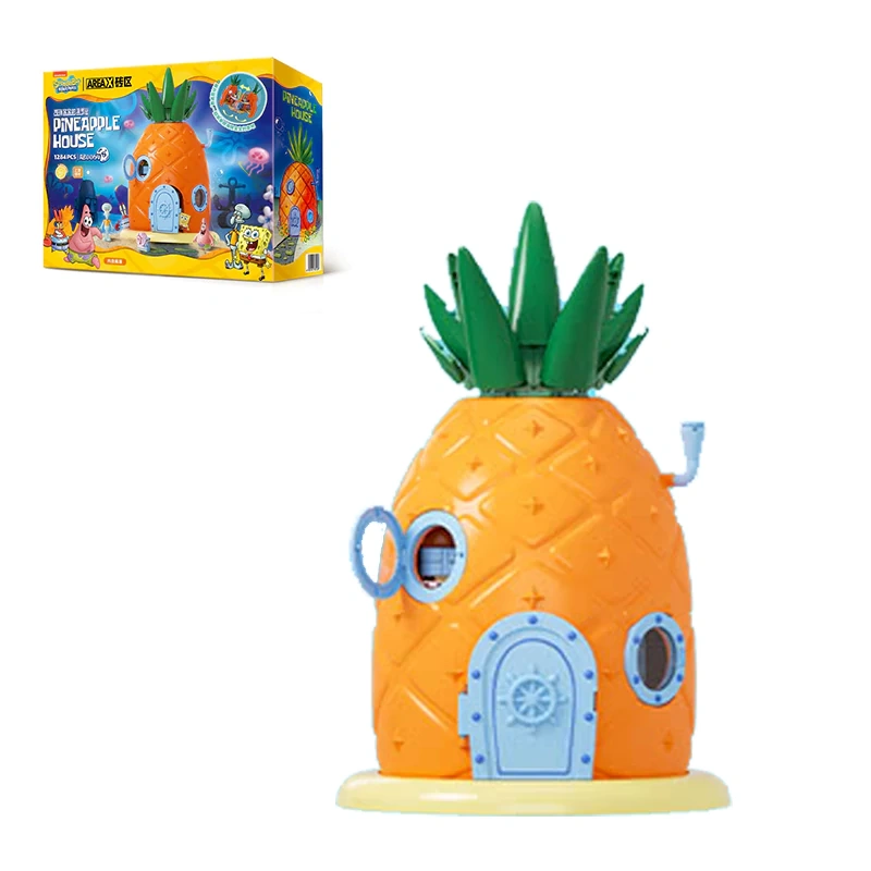 Area-X AB0064 SpongeBob Pineapple House Building Blocks Set